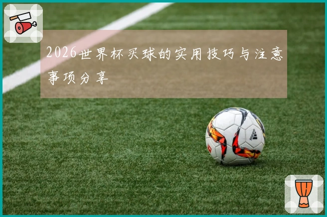2026世界杯买球的实用技巧与注意事项分享